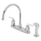 Kingston Brass FB791SVLSP Centerset Kitchen Faucet with Plastic Sprayer, Polished Chrome FB791SVLSP - alternate 1
